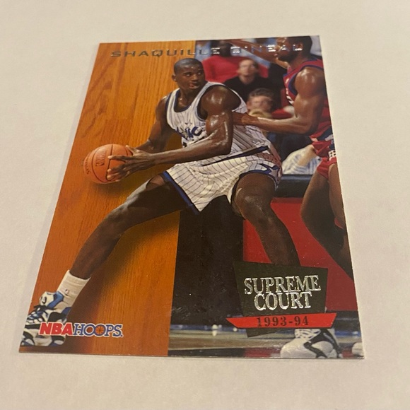 Shaquille O Neal 1994 Rare Insert! NBA Hoops Basketball Card Supreme Court - Picture 2 of 3